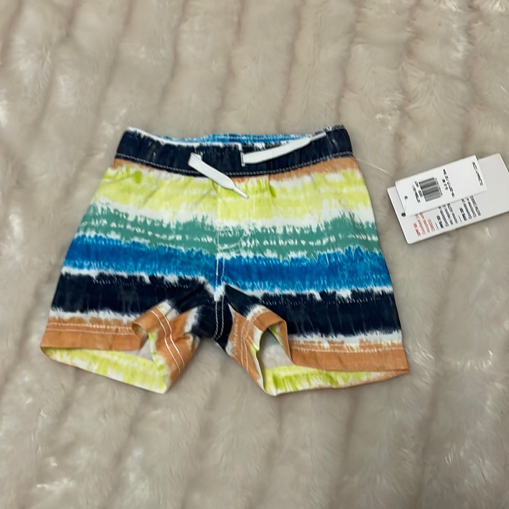 NWT old navy swim trunks, 0-3 m